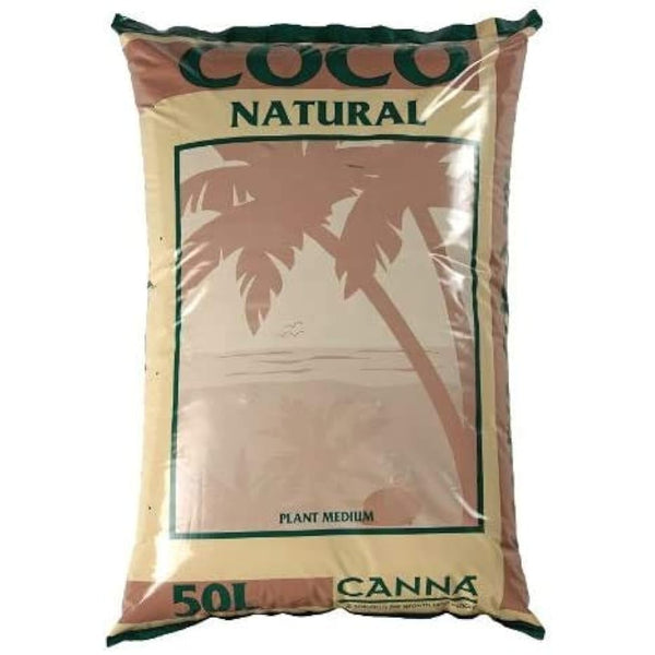 50L, 25L & 10L CANNA Coco Natural Coir HYDROPONIC Growing Media Soil Tent Carbon (50 Litre)
