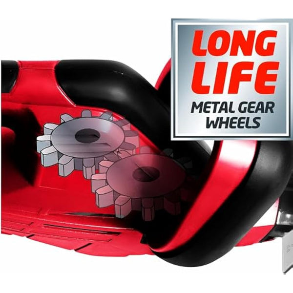 Einhell GH-EH 4245 Electric Hedge Trimmer -- 45cm (18 Inch) Cutting Length, Laser-Cut Diamond-Ground Steel Blades -- Lightweight Hedge Cutter, Powerful, Safe and Easy To Use