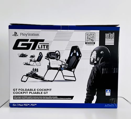 Next Level Racing F-GT LiteFoldable Simulator Cockpit, HDMI