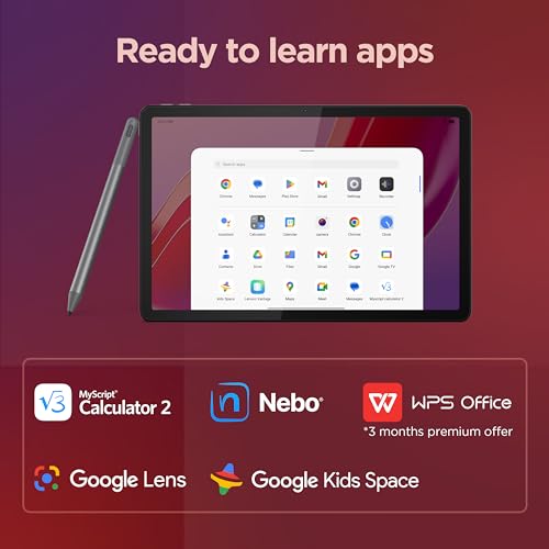 Lenovo Tab M9 Android tablet | 9-inch HD | 32GB | Clear Case + Film | WiFi | 3GB RAM | Arctic Grey | Designed for portable entertainment