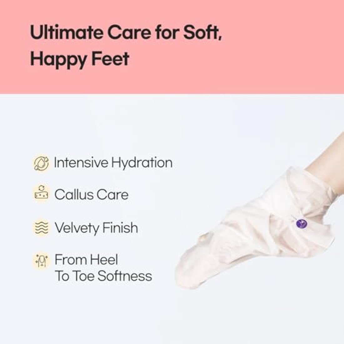 Epielle Moisturizing Hand & Foot Masks 12 Pairs, Soften Dry Hands & Cracked Heels with Sunflower Seed Oil & Avocado Oil, Korean Skin Care, Spa Self Care Gifts for Women, 6 Gloves & 6 Socks
