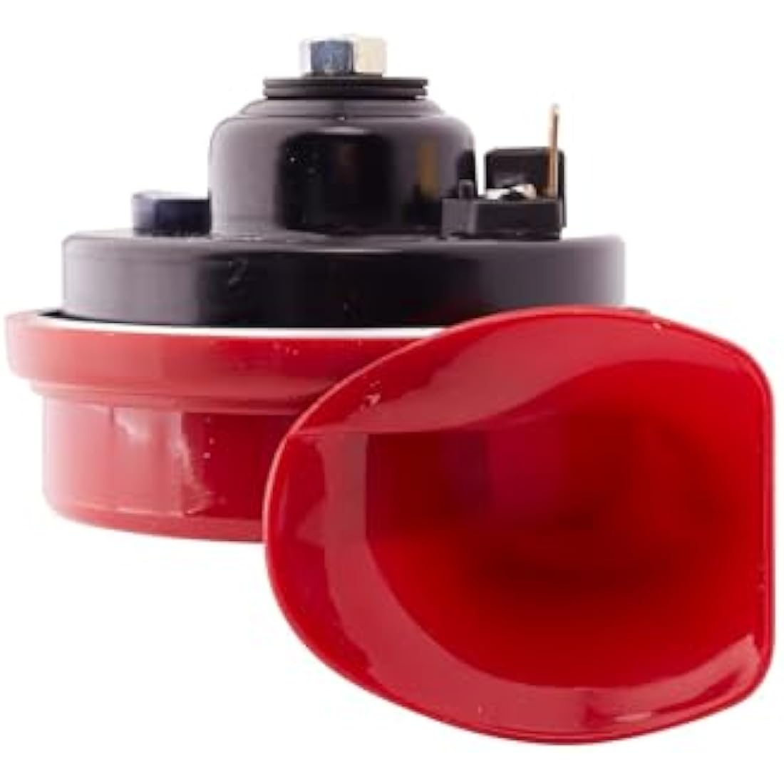 HELLA Trumpet Horn - STYLE HORN TE24 SET - 12V - 110dB(A) - Frequency range from: 400Hz - Frequency range to: 500Hz - Low Tone/High Tone - Electric - Flat Plug-in Connector - 3FH 007 424-811