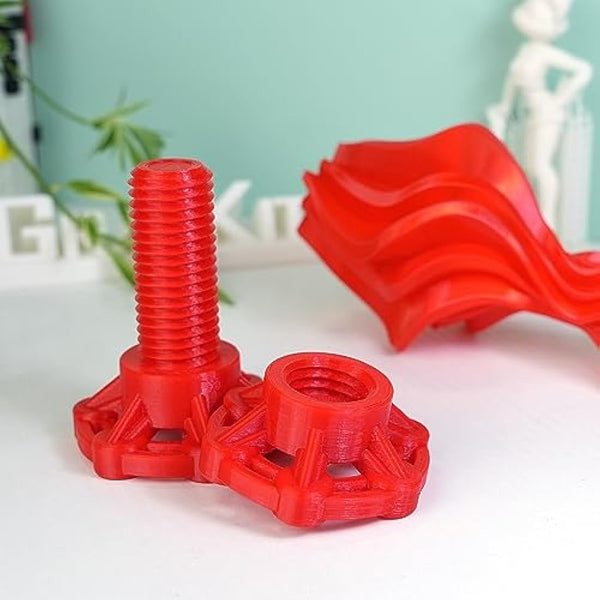 GratKit PETG Filament 1.75mm 6KG Bundle,3D Printer Filament PETG,Accuracy +/- 0.03mm,Fit Most 3D FDM Printers (6 Packs of 1KG Spools,Black,White,Gray,Red,Transparent Blue,Transparent Yellow)