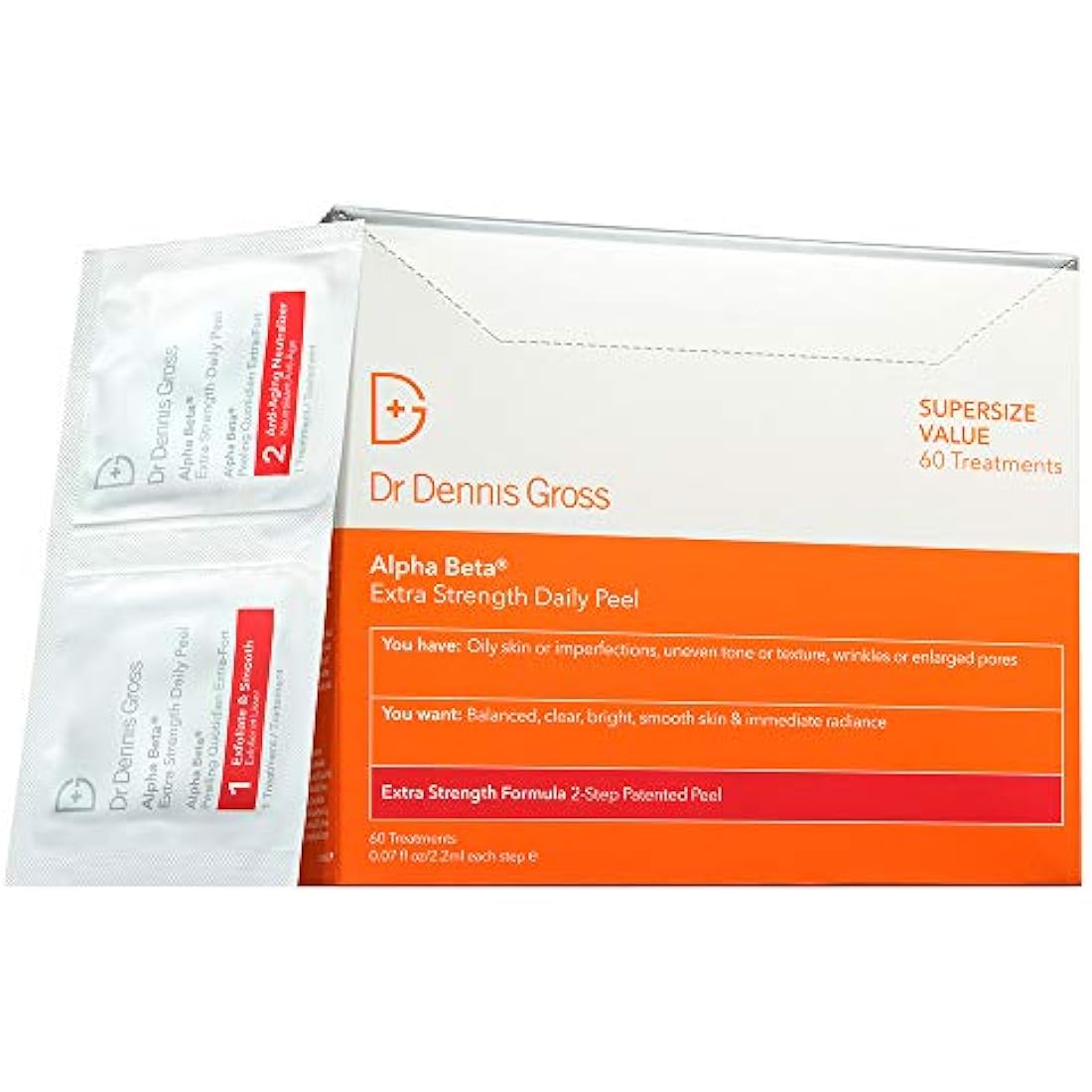 Dr. Dennis Gross Alpha Beta Peel Extra Strength Formula For Unisex 60 Pc Pads