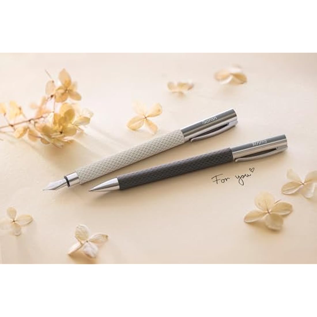 Faber-Castell F147055 Ambition Opart Ballpoint Pen - Black Sand