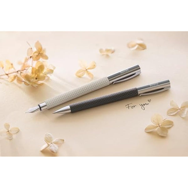 Faber-Castell F147055 Ambition Opart Ballpoint Pen - Black Sand