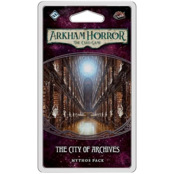 Fantasy Flight Games | Arkham Horror The Card Game: Mythos Pack - 3.4 The City of Archives | Card Game | Ages 14+ | 1 to 4 Players | 60 to 120 Minutes Playing Time