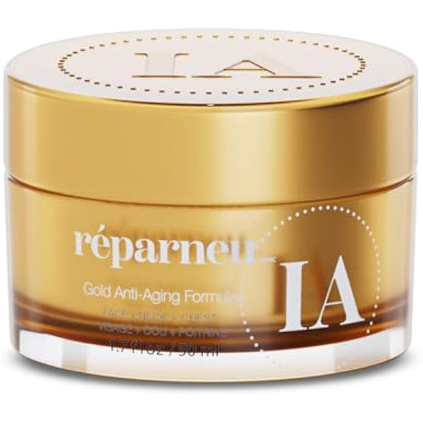 InfiniteAloe Gold Anti-Aging Moisturizer Formula - Organic Aloe Supported by Twelve Key Anti-Aging Ingredients to Deliver Younger Looking, Hydrated, Soft Skin (1.7 Oz.)