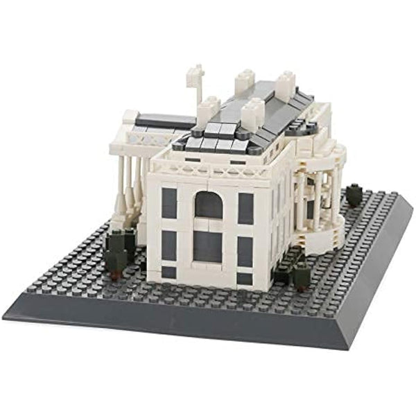 APOSTROPHE Games White House Building Block Set (770 Pieces) Washington D.C. White House Famous Landmark Series Model for Kids and Adults