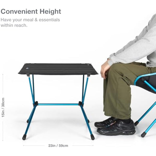 Helinox Table One Hardtop Large | Weather resistant, Lightweight and Collapsable, Portable, Outdoor Camping Table - Supports up to 50 kg in weight (Coyote Tan)