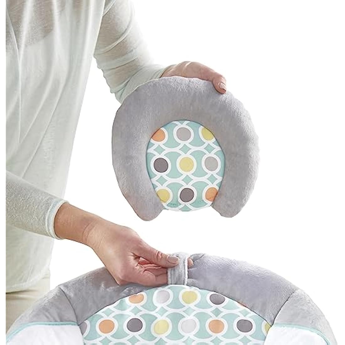 Ingenuity, Soothing Baby Bouncer Chair with Soothing Vibrating Infant Seat, Morrison - 8 Melodies, Removable Toy Bar with 2 Plush Toys, Volume Control, 3-Point Harness, Newborn 0-6 Months