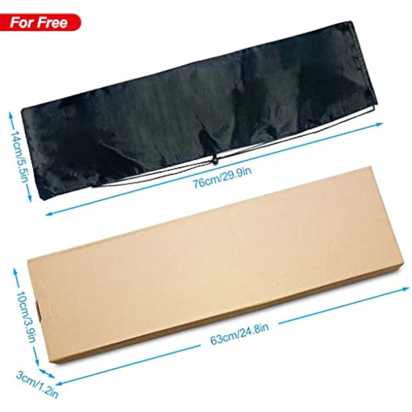 8Pcs Stainless Steel Flat Kebab Skewers, 24 inch Turkish Adana Skewers for BBQ Grill Accessories