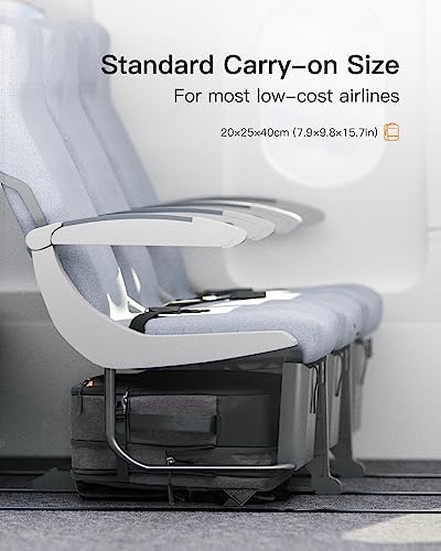 Inateck 20-46.2L Expandable Travel Backpack Cabin Rucksack Large Hand Luggage for Airplane Travel