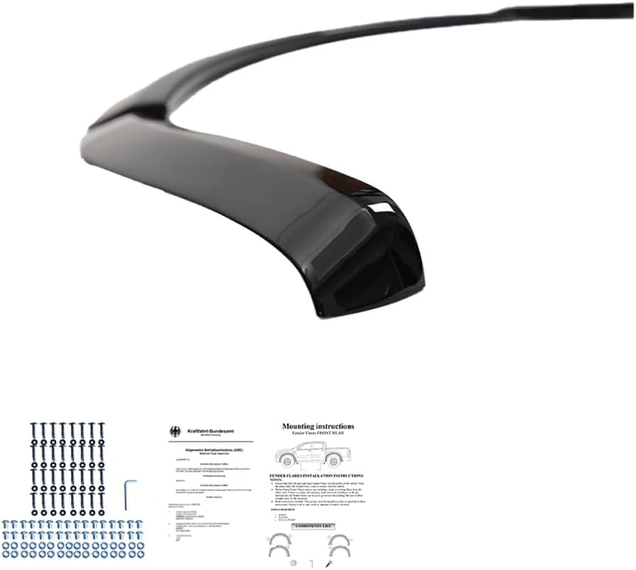 Oneway Set Wheel Arch Trims compatible with Volkswagen Transporter T5/T5.1 2003-2015 (Short & Long wheel base) - Gloss black