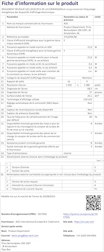 AOC Gaming 25G3ZM/BK - 24.5" 240Hz FHD Monitor, 0.5ms MPRT, FreeSync Premium (1920x1080, HDMI 2.0 x 2, DisplayPort 1.2 x 1, Headphone out (3.5mm)) black/red