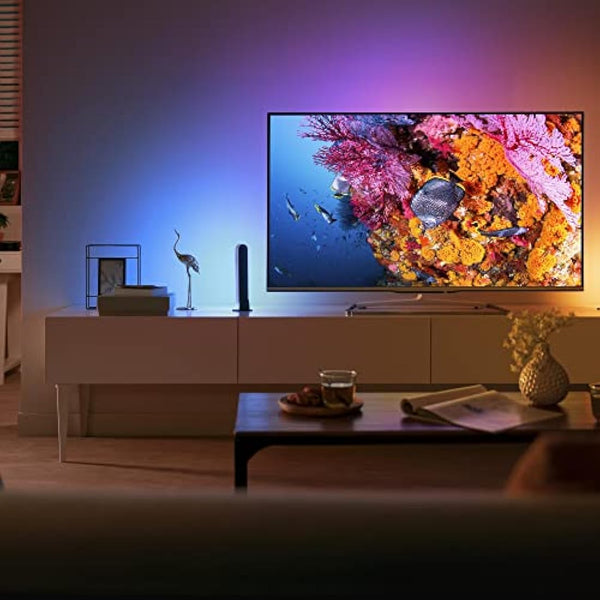 Philips Hue Play White and Colour Ambiance Smart Light Bar Single Pack Base Unit, Entertainment Lighting for TV and Gaming (Works with Alexa, Google Assistant and Apple HomeKit), White