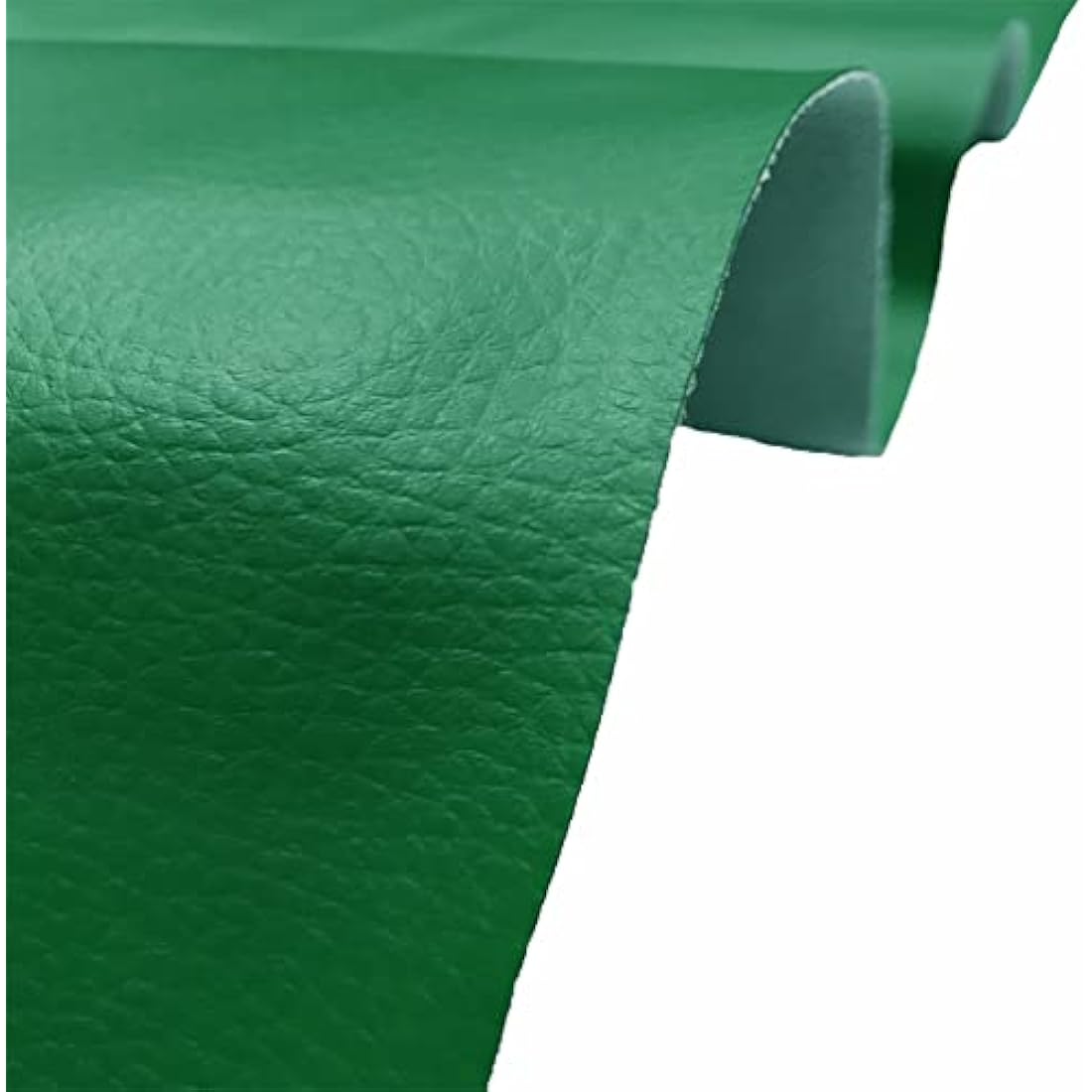 A-Express Grained Faux Leather Fabric Waterproof Heavy Duty Leatherette Vinyl Leathercloth Upholstery Textured Material - Bottle Green 1 Metre 100cm x 140cm