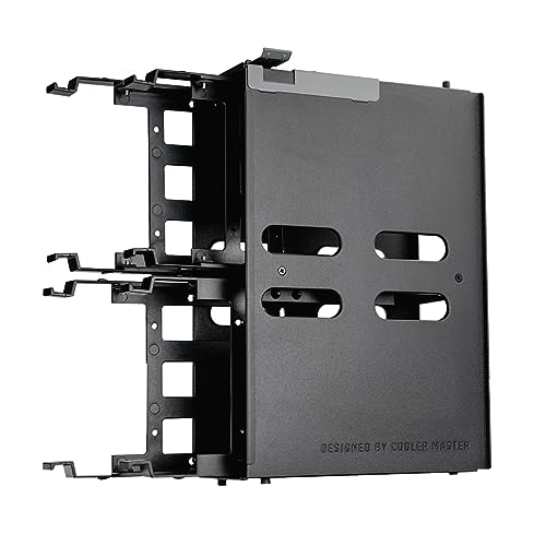 Cooler Master HAF 700 PC Case - Full-Tower, E-ATX Compatible, 5 x Pre-Installed Fans, Rotatable Radiator Bracket, TG Side Panel, Tool-Free Design, ARGB Controller Included