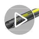 Kärcher 2.645-139.0 38.0 x 38.0 x 15.5 cm 1/2-Inch 50 m Primo Flex Hose - Yellow/Black