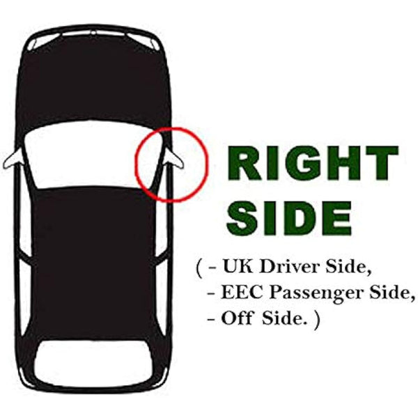 Fits Toyota Auris 2007 to 2012 Wing Mirror Glass RIGHT HAND ( UK Driver Side )