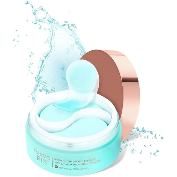 FOREO IRIS Under Eye Gel Patches - Dark Circles Treatment Women & Men - Eye Patches Skincare - Hydrating Gel Mask - Collagen - Vitamin C & Vitamin E - 60 pcs