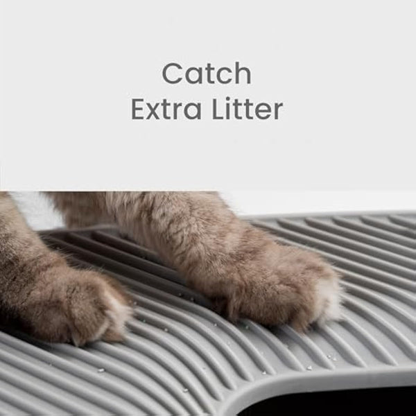 IRIS USA Premium Top Entry Cat Litter Box PRCL-SQ, White