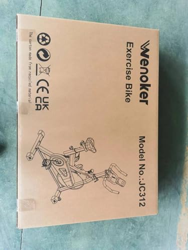 Exercise Bike Magnetic Resistance, Wenoker Spin Bike for Home Gym Use Equipment, Indoor Cycling Fitness Stationary Bike with LCD Display&Tablet Holder Cardio Training Machine