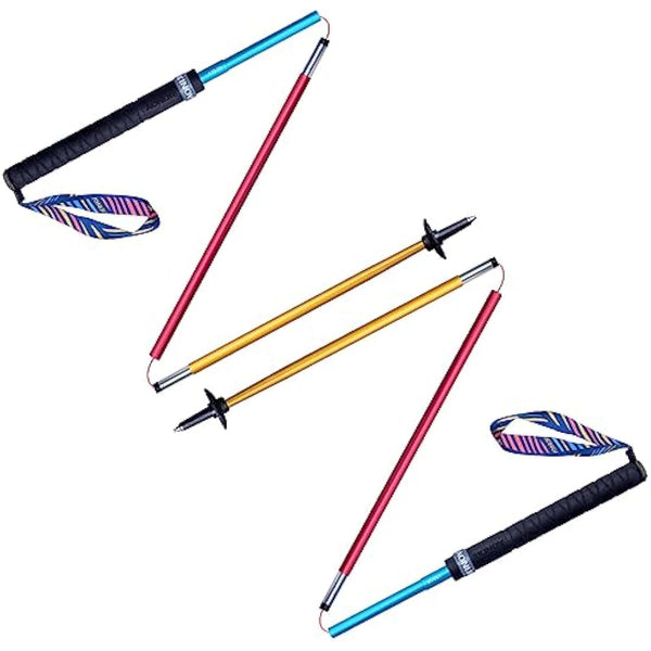 AONIJIE Folding Ultralight 7075 Aluminum AlloyTrekking Poles Quick Lock Trekking Hiking Pole Walking Stick