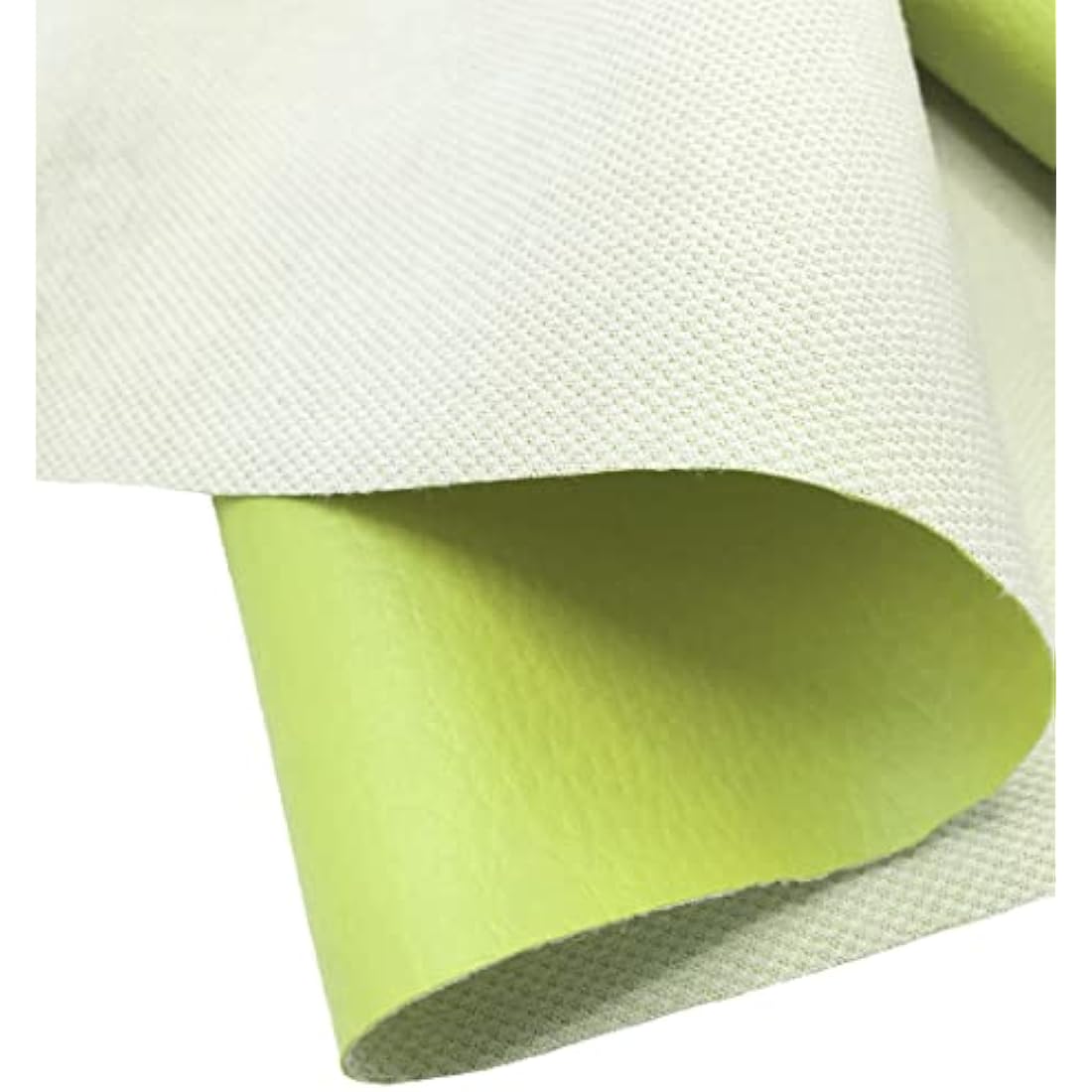 A-Express Grained Faux Leather Fabric Waterproof Heavy Duty Leatherette Vinyl Leathercloth Upholstery Textured Material - Pistachio 1 Metre 100cm x 140cm