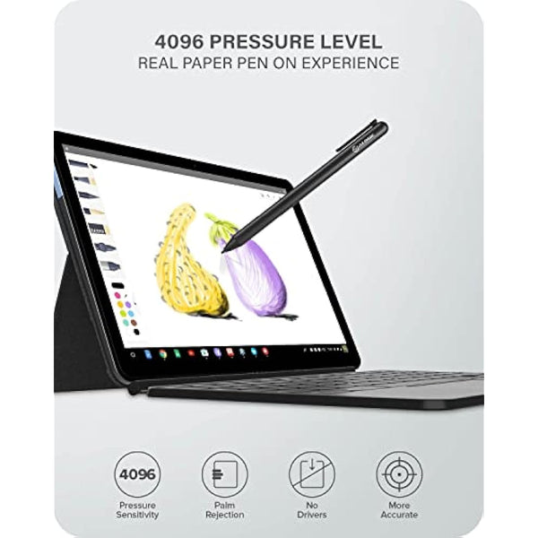 ALOGIC USI Active Stylus Pen, USI 1.0, 4096 Levels Pressure, Precision Design, Premium Build Quality, compatible with Chrome OS device Black ALUS19