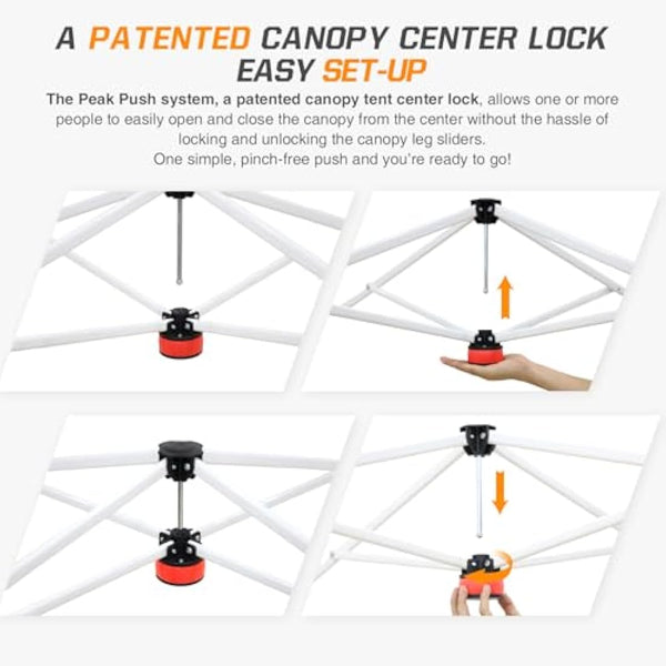 EAGLE PEAK 3m x 3m Pop Up Canopy Tent
