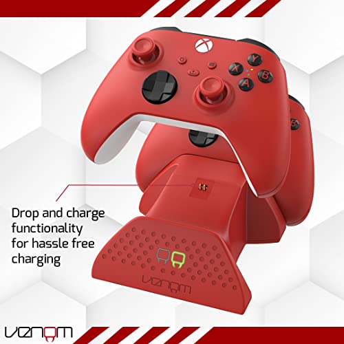 Venom Charging Dock with Rechargeable Battery Pack - Black (Xbox Series X & S/Xbox One)