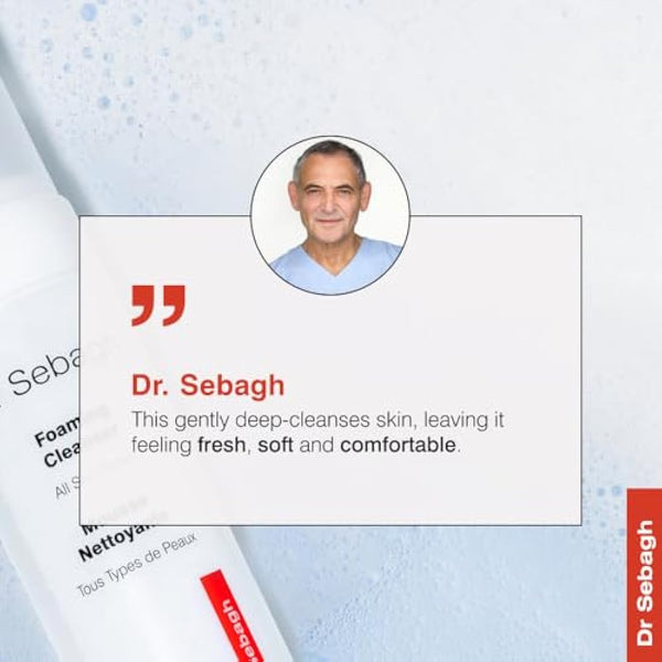 Dr Sebagh 2-in-1 Toner & Cleanser - (150 ml) | Award Winning Deep Cleansing & Toning Formula | Removes Dirt, Makeup & Impurities | Enhances Radiance, Tightens Pores & Soothes Skin | Maintains Moisture