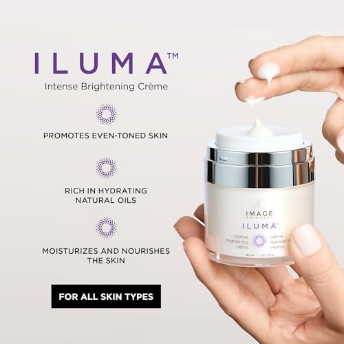IMAGE Skincare, ILUMA Intense Brightening Crème, Facial Night Cream with Vitamin C to Minimize Appearance of Dark Spots and Discolouration, 48 g