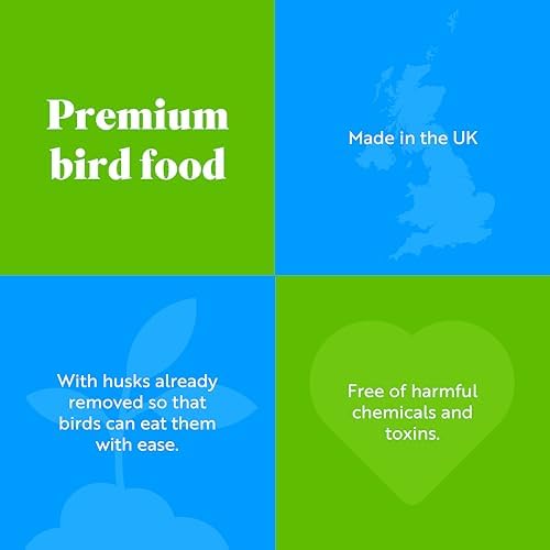 RSPB Sunflower Hearts Wild Bird Food 4kg, High in Energy & Protein, Great For Bird Feeders, Supporting The RSPB Charity, Resealable & Recyclable Packaging