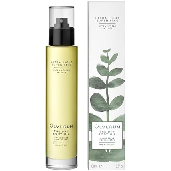 Olverum The Dry Body Oil - Luxury Dry Skin Smoothing 100ml Spray - Blend of Botanical and Essential Oils - Ethically Sourced Collagen And Hyaluronic Acid Boost for Women & Men (100ML)