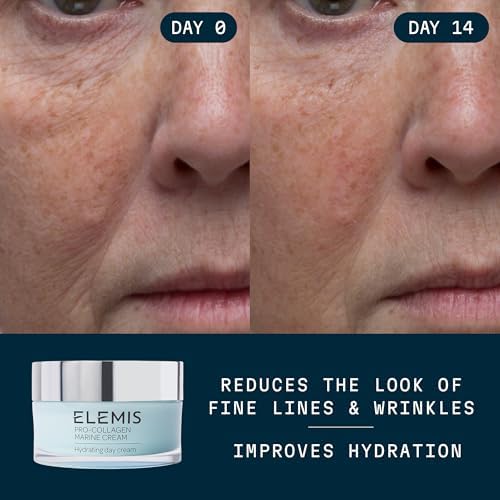 ELEMIS Pro-Collagen Marine Cream SPF30 – Anti-Wrinkle Face Moisturiser, Hydrating Day Cream, 50ml – Original, Ultra-Rich or Rose