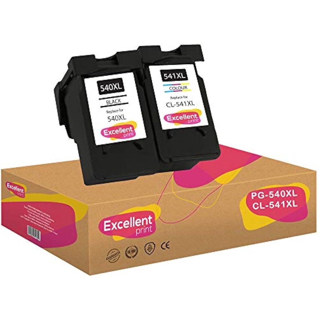 Excellent Print PG-540XL CL-541XL PG-540 CL-541 Compatible Ink Cartridges for Canon Pixma MG3150 MG3250 MG4250 MG3550