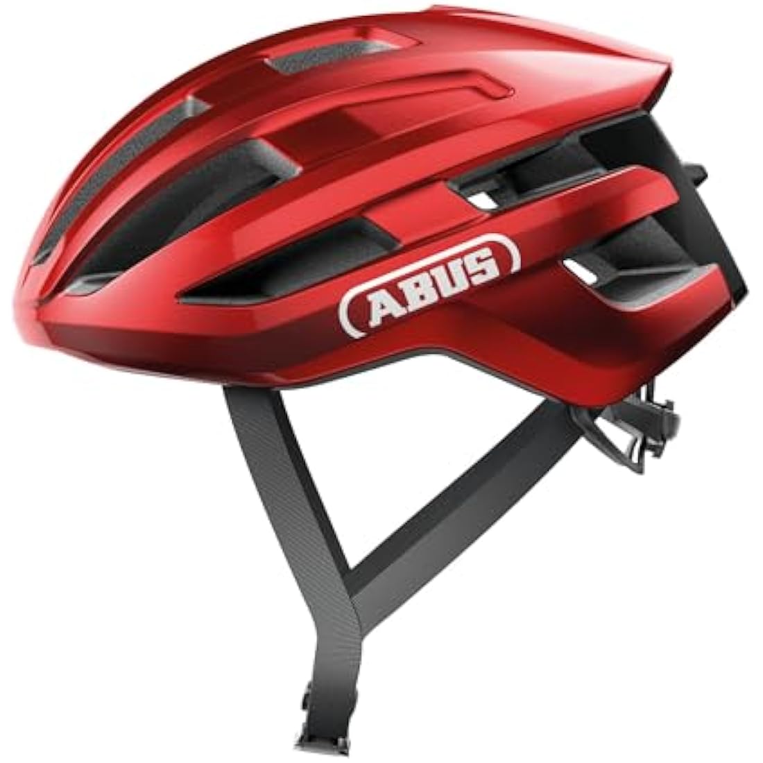 ABUS PowerDome road bike helmet - lightweight bike helmet with clever ventilation system and aerodynamic profile - Made in Italy - for men and women