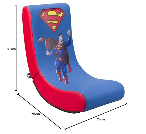 Subsonic Joker - Gaming chair or office chair, adult gamer chair, comfortable seat, integrated headrest, adjustable armrests and height, ergonomic backrest - Black