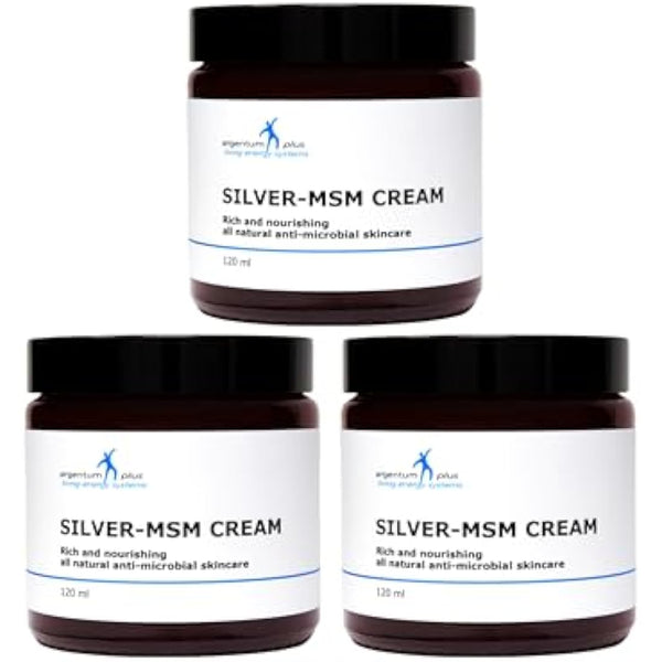 argentum plus - Silver-MSM Cream 3 x 120 ml