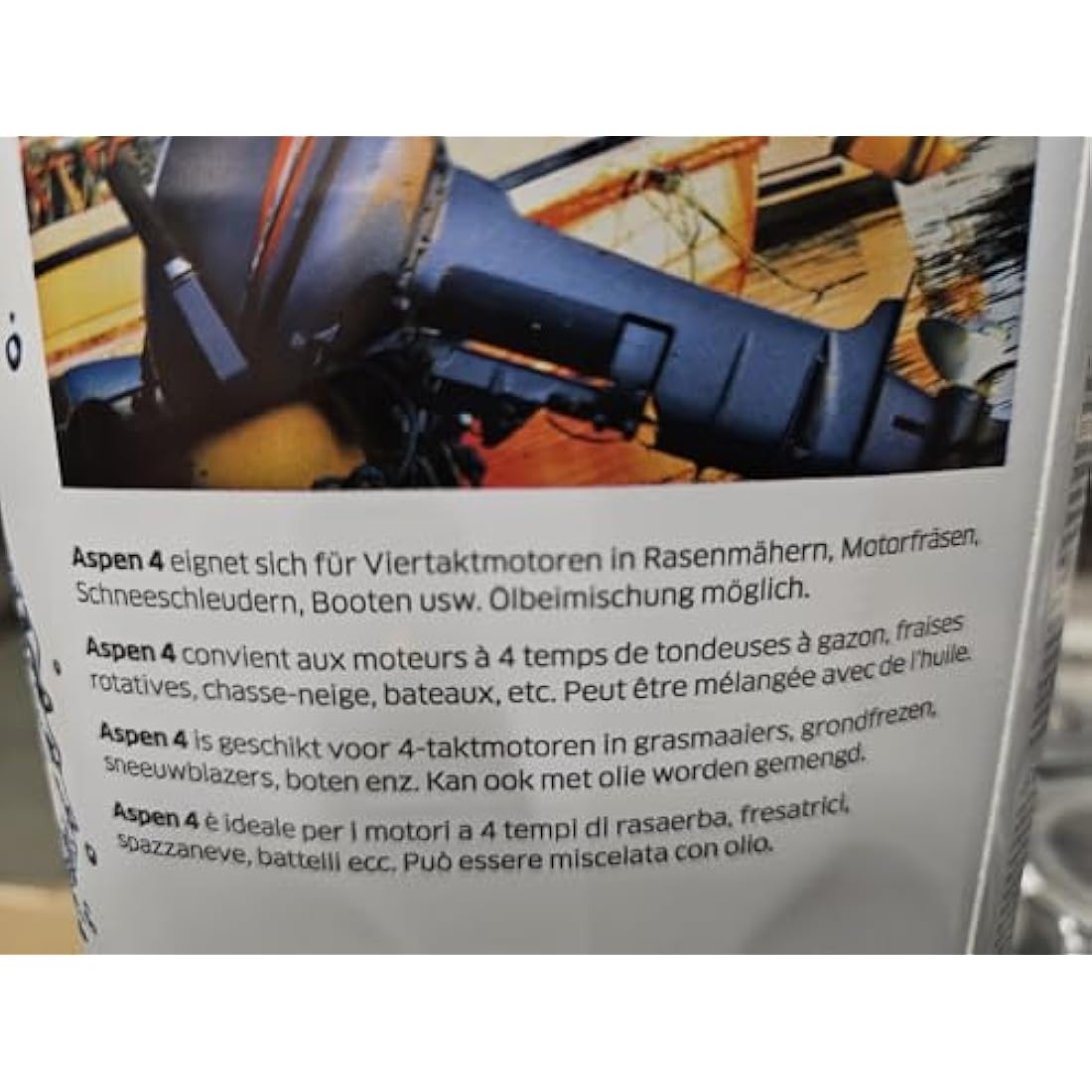 Husqvarna Aspen 4T Fuel, 5 Litres, Alkylated Petrol for Chainsaw / Mower / Small Tractor