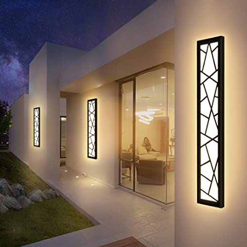 LED Long Wall Light Ip67 Waterproof Wall Lamp Led Long Wall Lamp Villa Indoor Outdoor Wall Lights Anthracite Long Wall Lights Outdoor Garden Wall