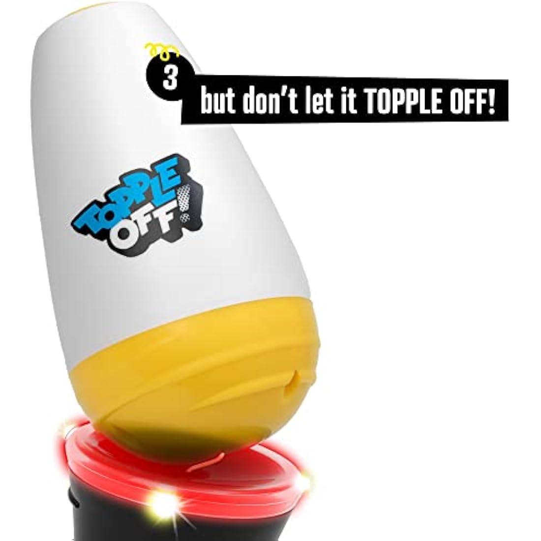 Ideal | Topple Off: The electronic, balancing, reaction game! | Family Games | For 1+ Players | Ages 8+