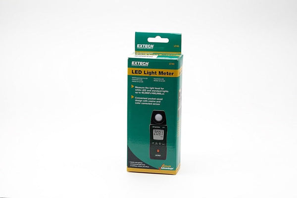 Extech LT40 LED Light Meter for Measure The Illuminance of White LED Light