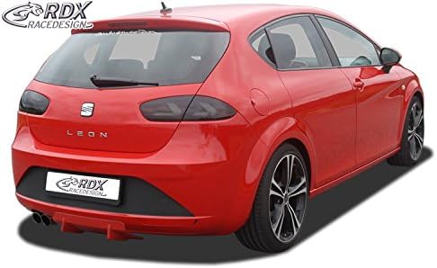 RDX Racedesign Rear bumper skirt 'Diffusor U-Diff' compatible with Seat Leon (1P) 2005-2012 (PU)