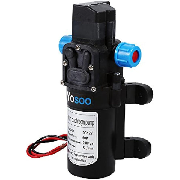 High Pressure Dell Automatic for Caravan Boat Truck Garden (DC 12 V 60 W Diaphragm, 115PSI)