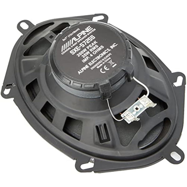 Alpine Electronics SXE-5725S 2 Way 5 x 7 Speakers (200 Watts), Schwarz