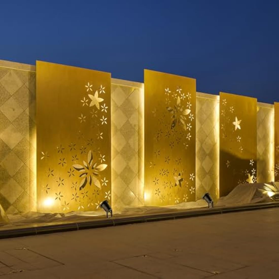 Wondlumi 4X Garden Spike Lights, Upgraded GU10 Spot Light Mains Powered 240V Landscape Spotlights IP65 Waterproof Outdoor Garden Uplights for Pathway Yard Patio, No Bulbs