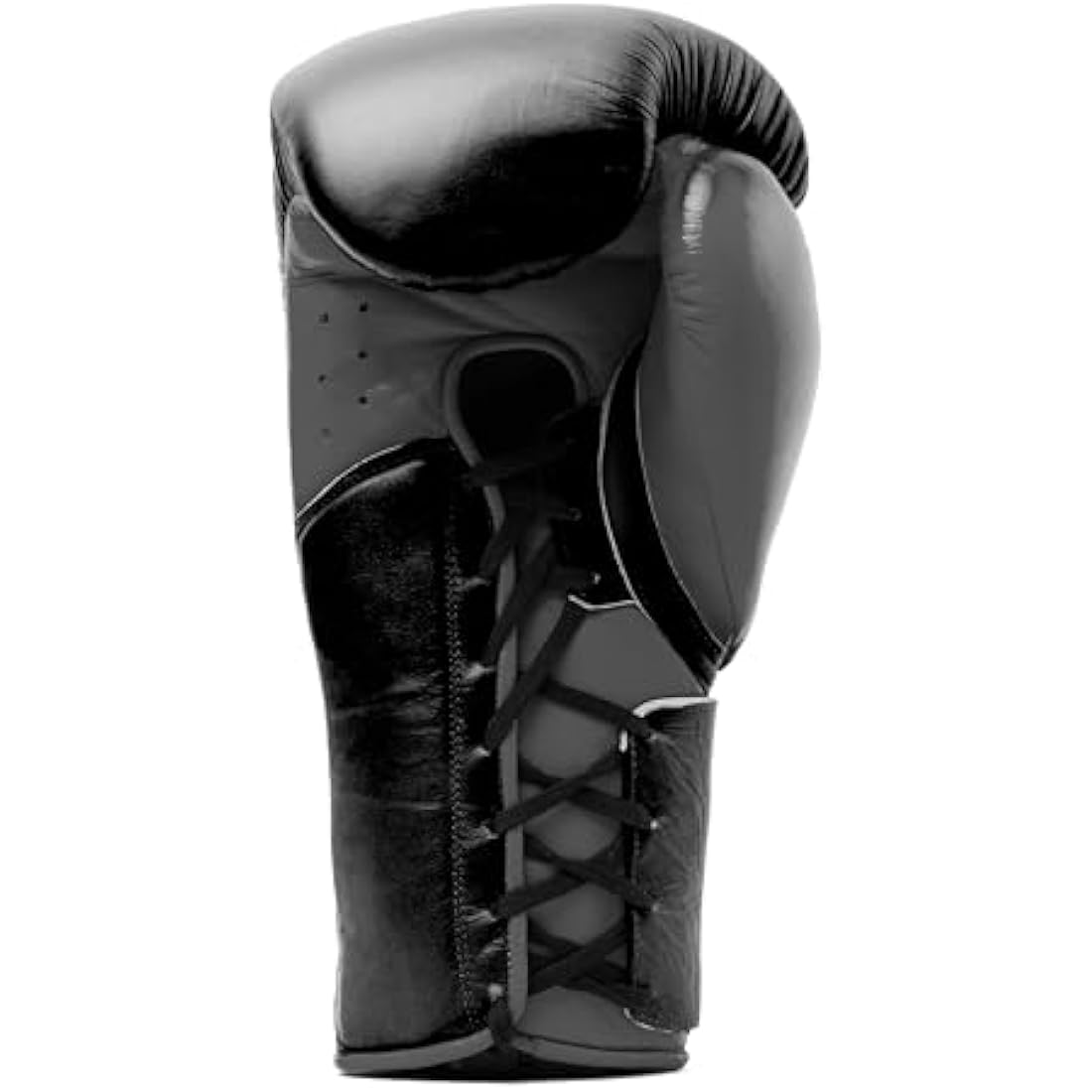 Everlast Powerlock 2 Pro Laced Boxing Gloves, Boxing Gloves for Bags, Mitt Work & Sparring, Turnback Wrist Support, Five Layered Foam Inner and Laced Track System - Authentic Everlast Gear